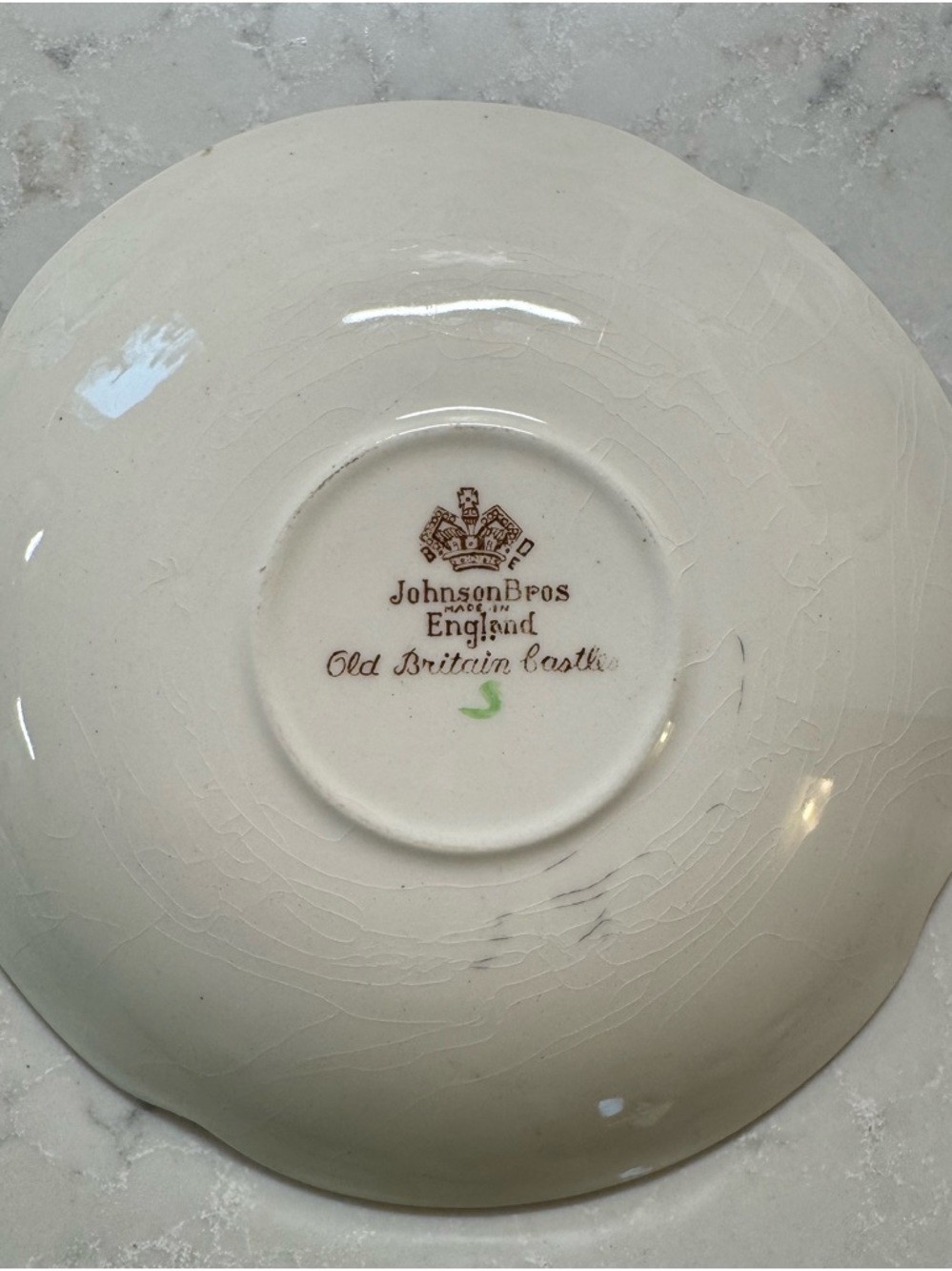 Vintage Johnson Brothers "Old Britain Castles Tea Cups - Set of 6 - Picture 4 of 5